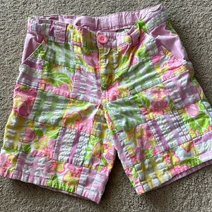 Summer ready! Size 7 madras print Lilly Pulitzer shorts